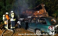 24.10.2012 um 06:33 Uhr - Verkehrsunfall mit Brandentwicklung