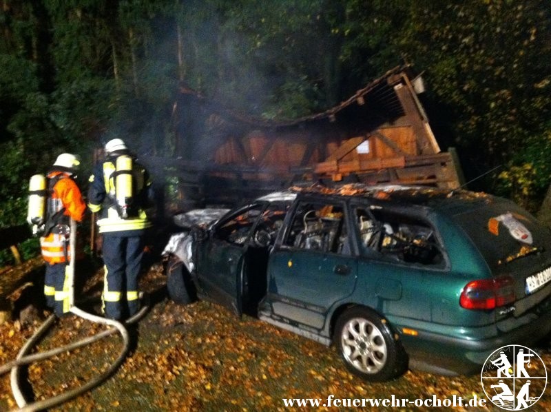 24.10.2012 um 06:33 Uhr – Verkehrsunfall mit Brandentwicklung