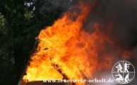 Am 11.11.2015 um 0:29 Uhr - Wohnungsbrand, brennt Waschküche, offenes Feuer