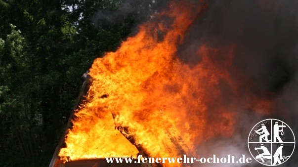 29.06.2013 um 12:50 Uhr – Bauernhofbrand Ollenharde