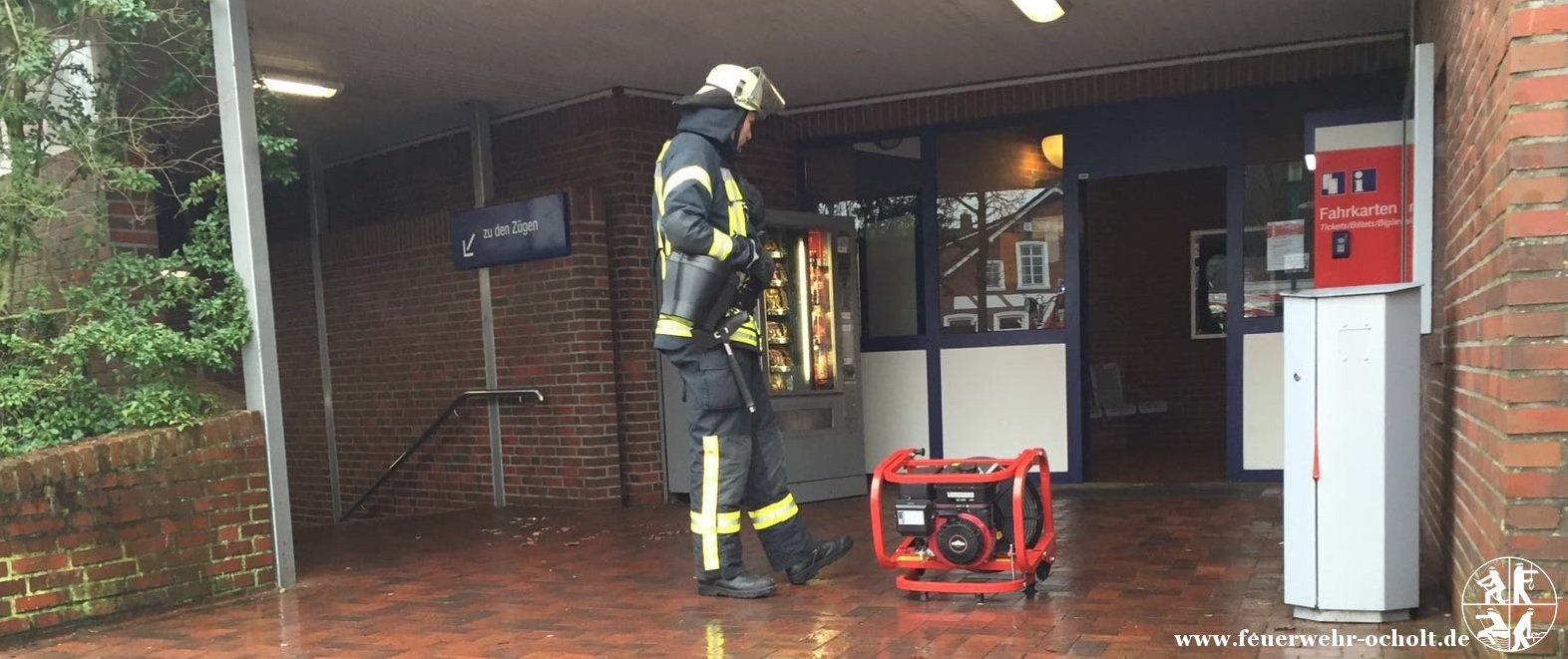 Am 24.01.2016 um 12.21 Uhr – Verdächtiger Rauch / unklare Rauchentwicklung im Bahnhof