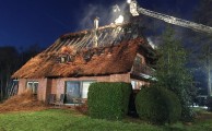Am 21.04.2016 um 19:44 Uhr - Dachstuhlbrand Ihorst